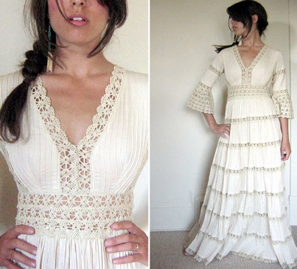 Contrato fluir grado Vestidos de novia de crochet - Blog de bodas de Una Boda Original