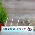 Caja para decoración soda pop: Decoración vintage