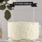 Cake Topper pizarra: Ideas decoración