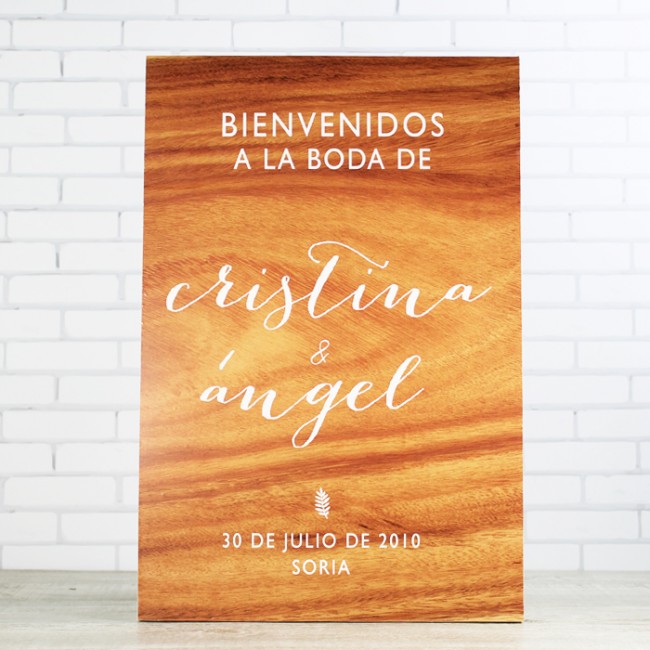 Cartel bienvenida boda: Decoración y detalles