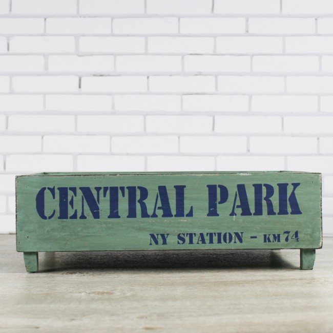 Caja de madera central park: Decoración original