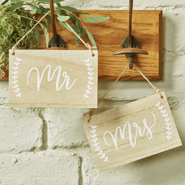 Cartelitos Mr & Mrs: Carteles originales
