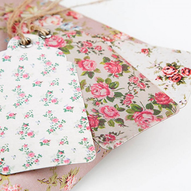 Etiquetas vintage para regalo (15 uds)