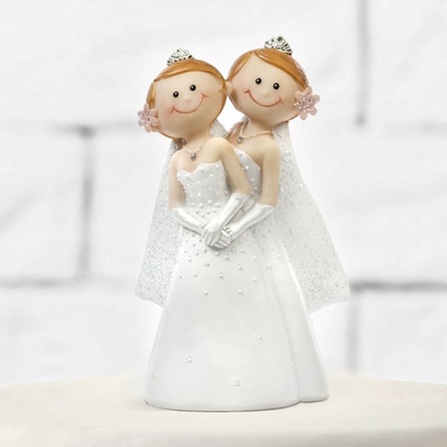 Figura novias pastel