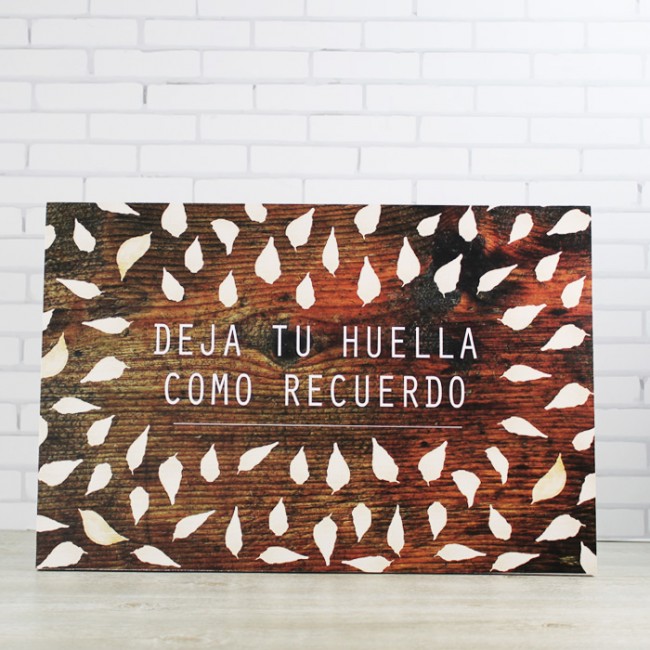 Hojas para huellas