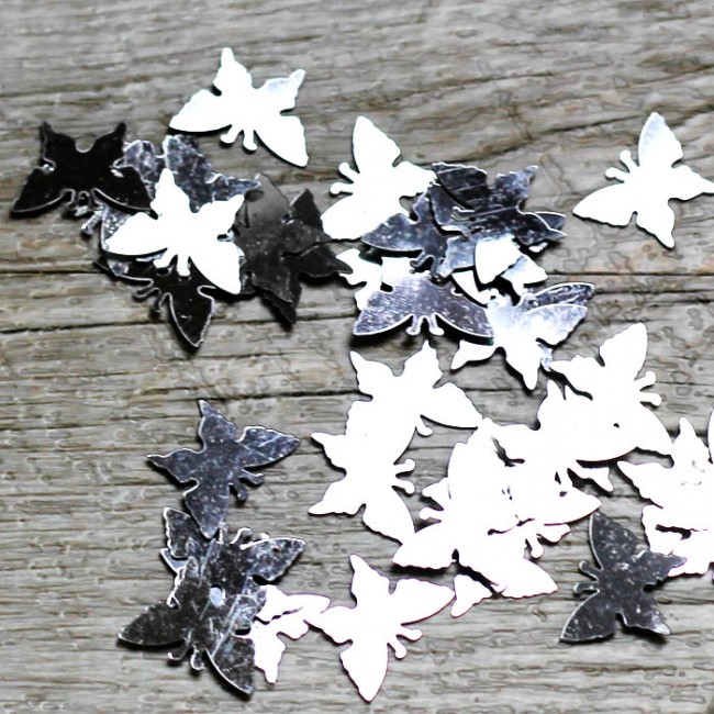 Confetti mariposas brillante