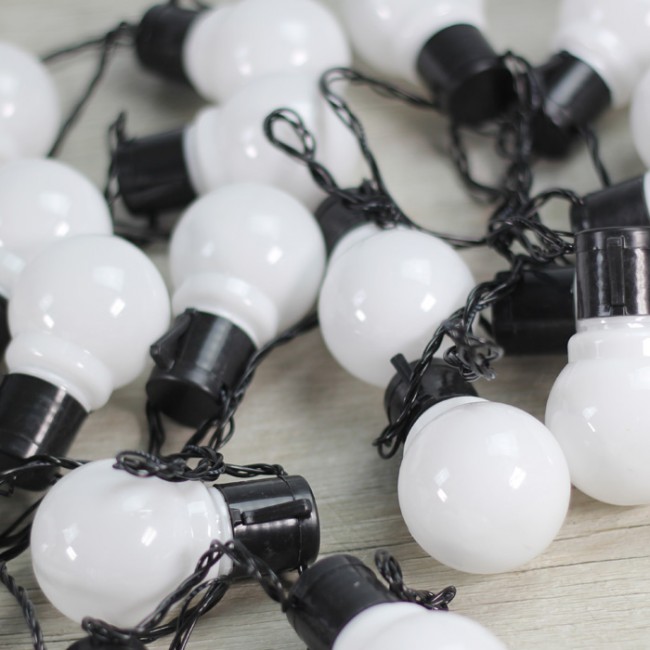 Guirnalda de luces blancas
