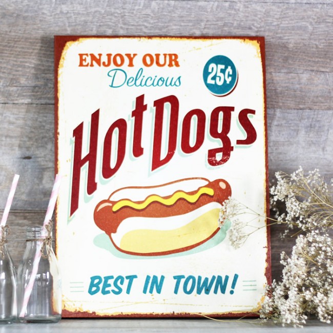 Lienzo hot dogs