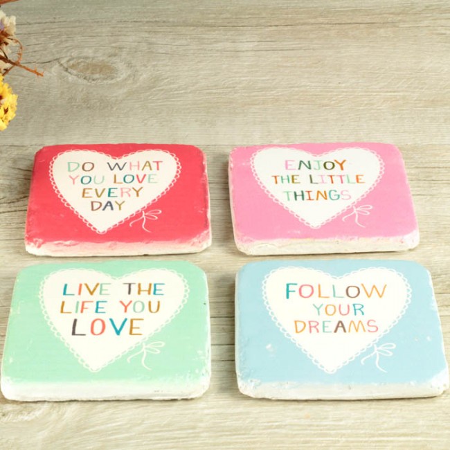 Posavasos corazones